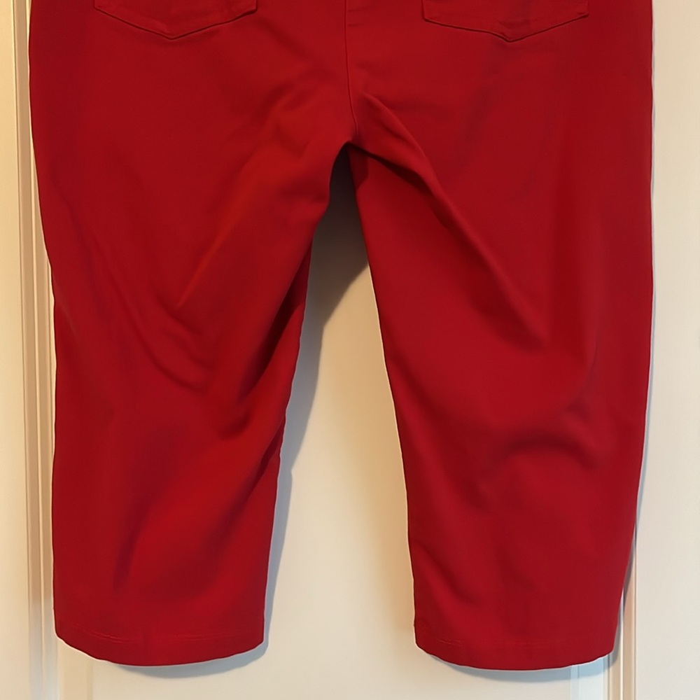 ⚡️ 3 for $30 ⚡️ 89th & Madison Red Capri Pants - Picture 7 of 9